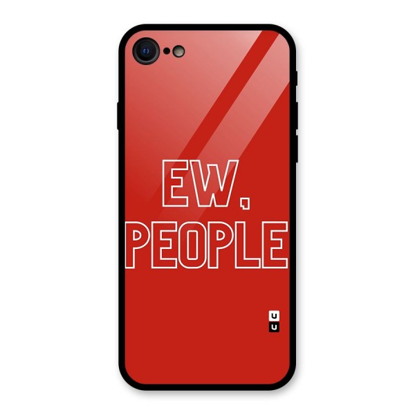 Ew People Glass Back Case for iPhone 8