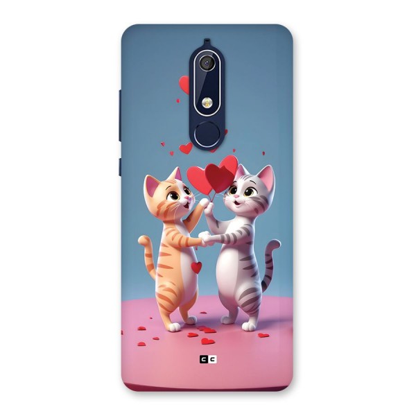 Exchanging Hearts Back Case for Nokia 5.1