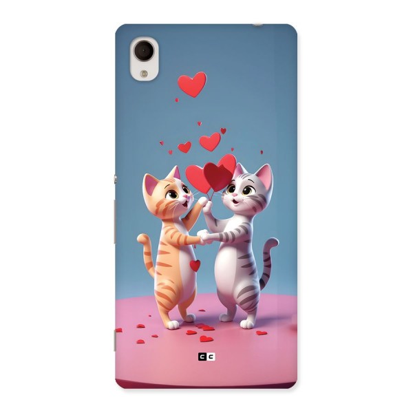 Exchanging Hearts Back Case for Xperia M4 Aqua