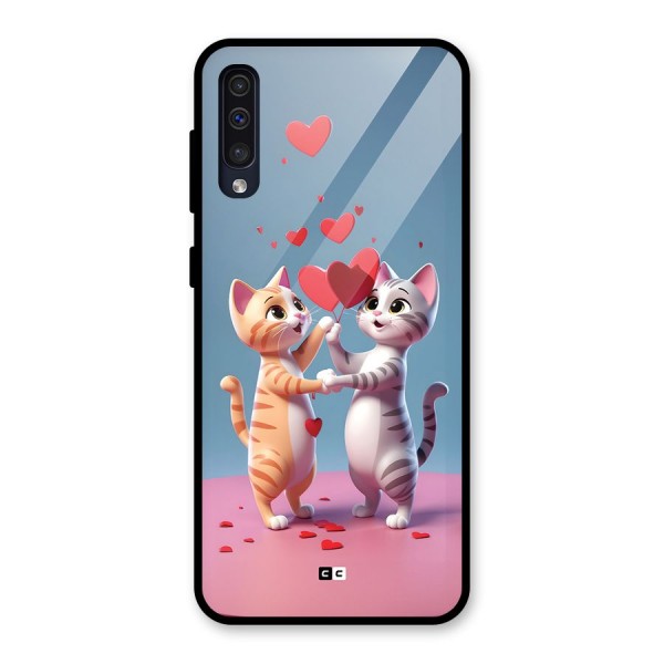 Exchanging Hearts Glass Back Case for Galaxy A50