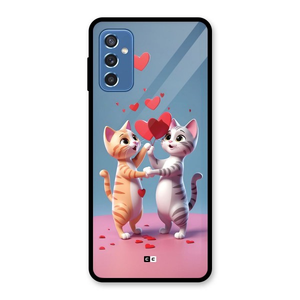 Exchanging Hearts Glass Back Case for Galaxy M52 5G