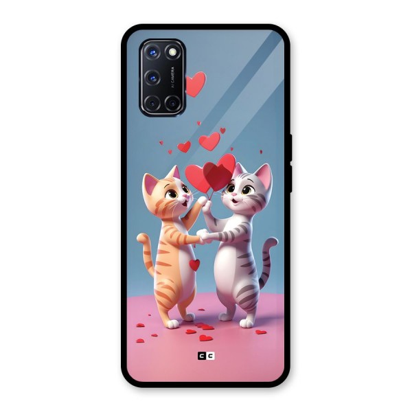 Exchanging Hearts Glass Back Case for Oppo A52