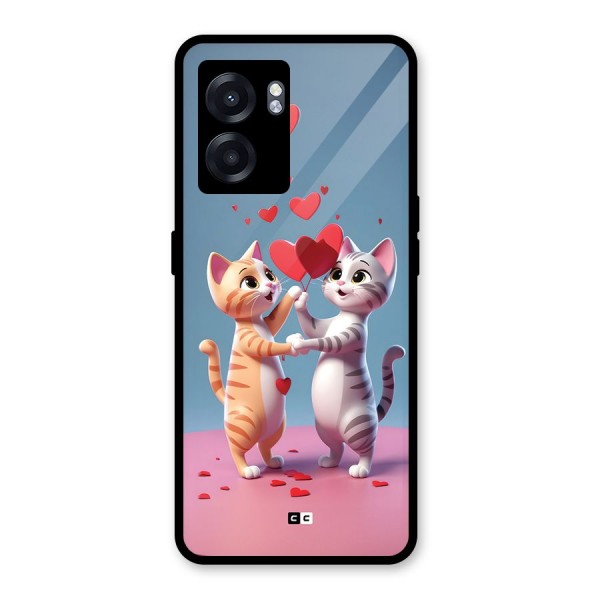 Exchanging Hearts Glass Back Case for Oppo K10 (5G)