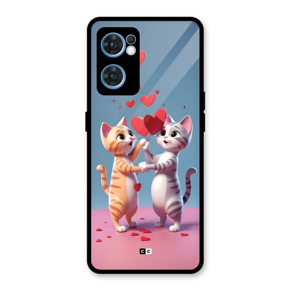 Exchanging Hearts Glass Back Case for Oppo Reno7 5G