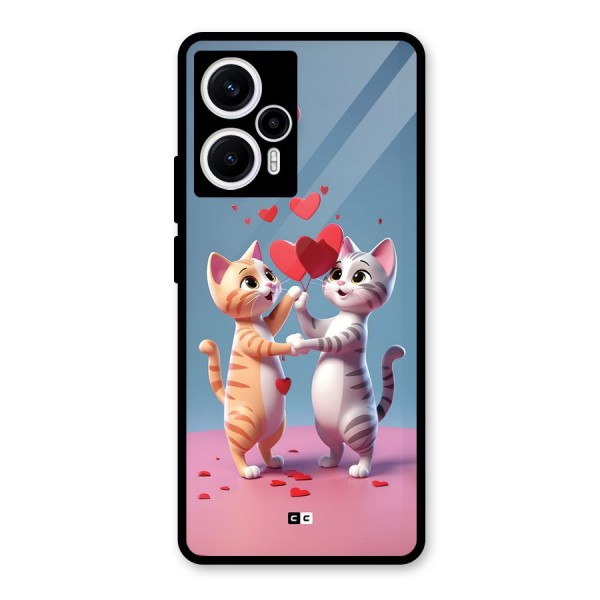 Exchanging Hearts Glass Back Case for Poco F5