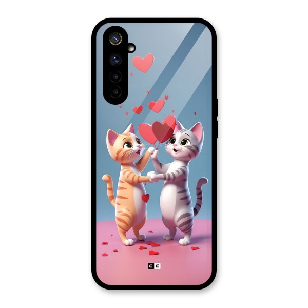 Exchanging Hearts Glass Back Case for Realme 6