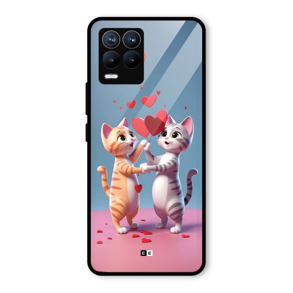 Exchanging Hearts Glass Back Case for Realme 8