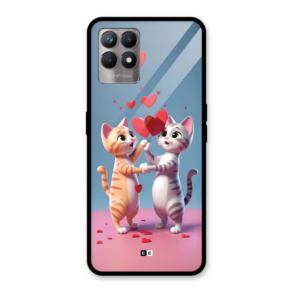 Exchanging Hearts Glass Back Case for Realme 8i