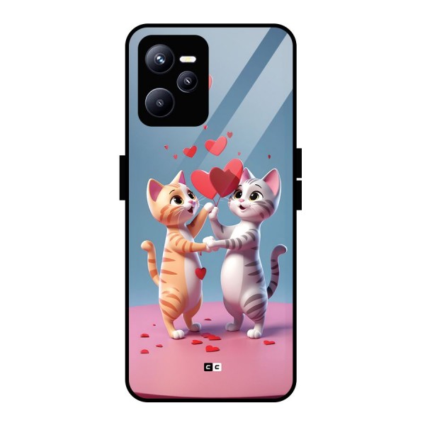 Exchanging Hearts Glass Back Case for Realme C35