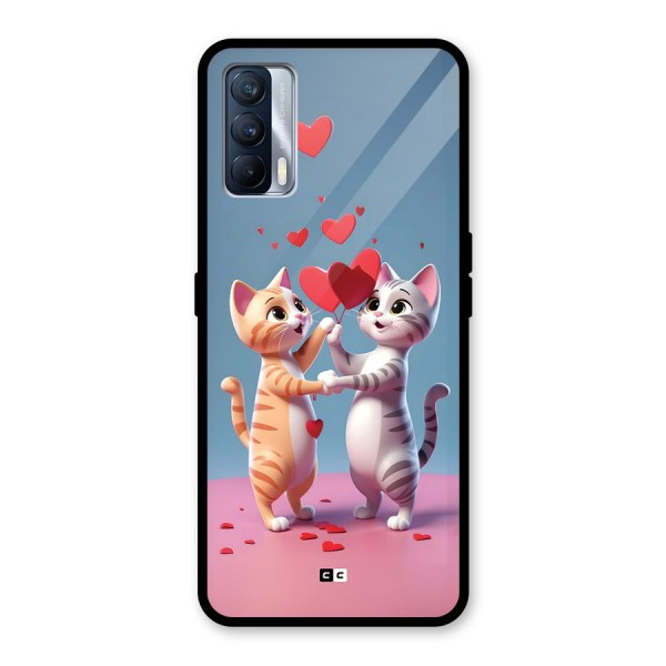 Exchanging Hearts Glass Back Case for Realme X7