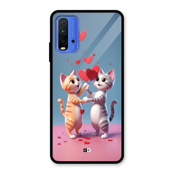 Exchanging Hearts Glass Back Case for Redmi 9 Power