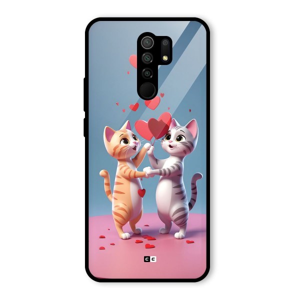 Exchanging Hearts Glass Back Case for Redmi 9 Prime