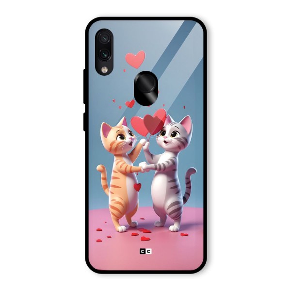 Exchanging Hearts Glass Back Case for Redmi Note 7