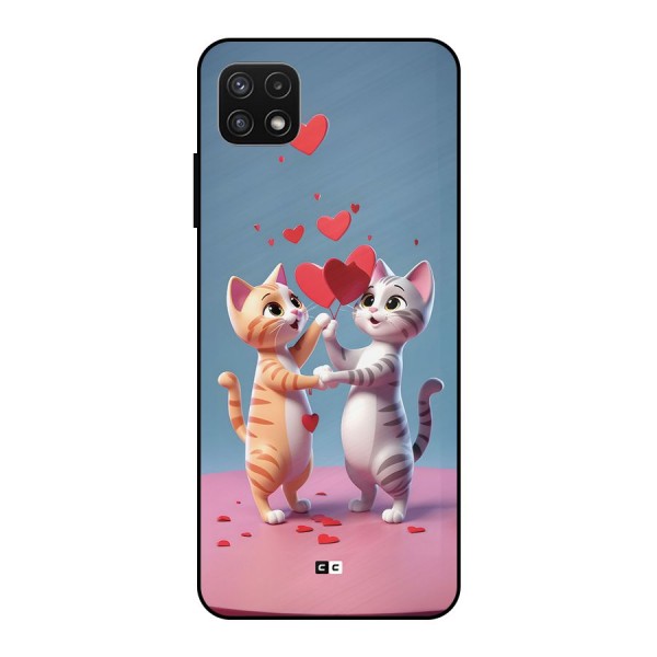 Exchanging Hearts Metal Back Case for Galaxy A22 5G