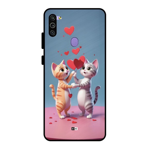 Exchanging Hearts Metal Back Case for Galaxy M11