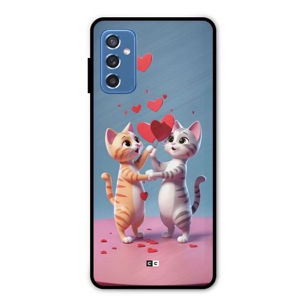 Exchanging Hearts Metal Back Case for Galaxy M52 5G