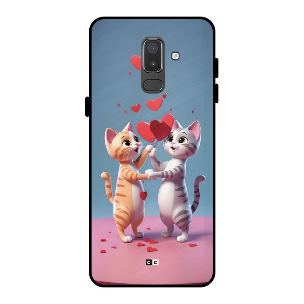 Exchanging Hearts Metal Back Case for Galaxy On8 (2018)