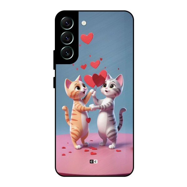 Exchanging Hearts Metal Back Case for Galaxy S22 Plus 5G