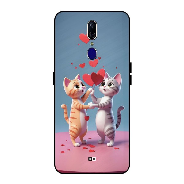 Exchanging Hearts Metal Back Case for Oppo F11