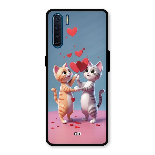 Exchanging Hearts Metal Back Case for Oppo F15