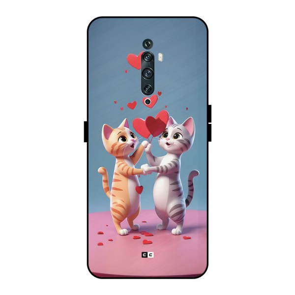 Exchanging Hearts Metal Back Case for Oppo Reno2 F