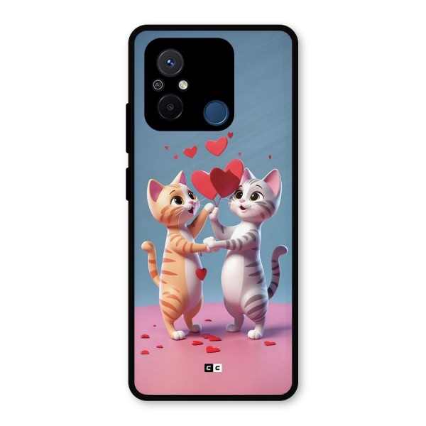 Exchanging Hearts Metal Back Case for Poco C55