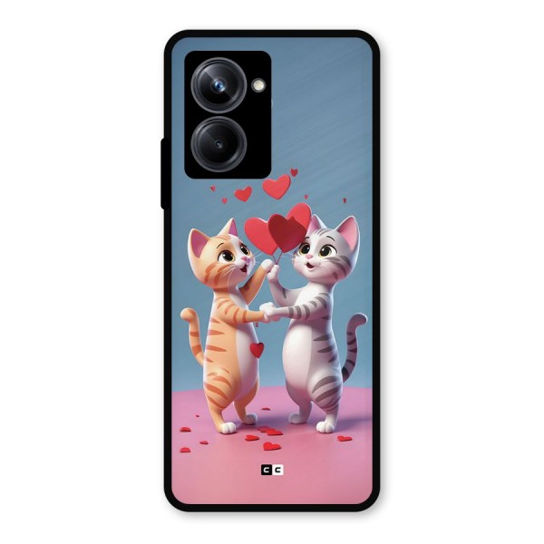 Exchanging Hearts Metal Back Case for Realme 10 Pro