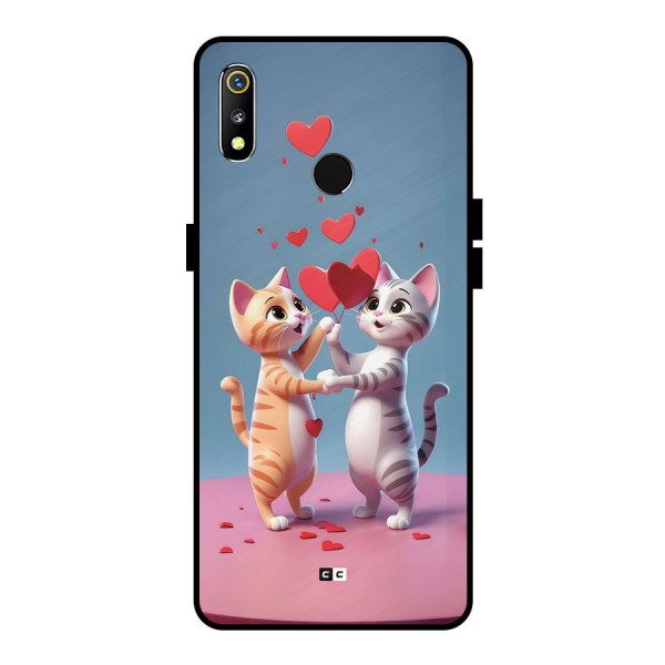 Exchanging Hearts Metal Back Case for Realme 3