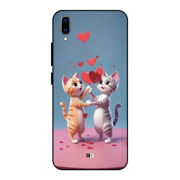 Exchanging Hearts Metal Back Case for Vivo V11 Pro