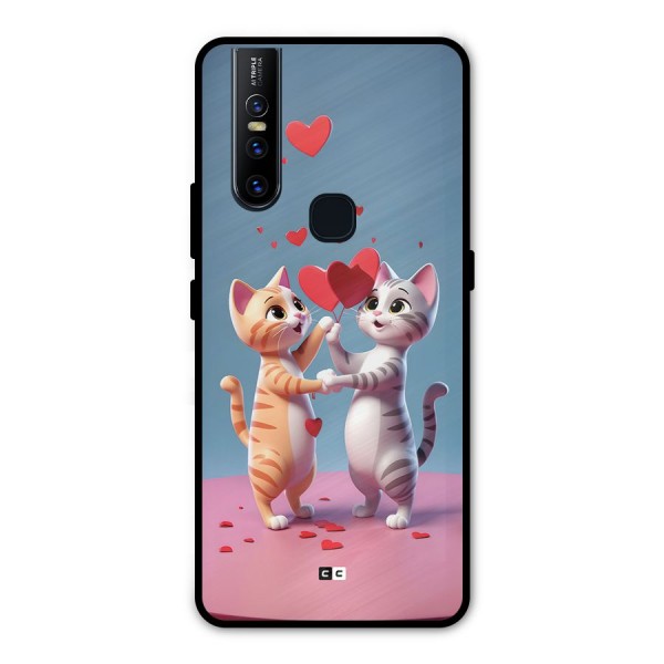 Exchanging Hearts Metal Back Case for Vivo V15