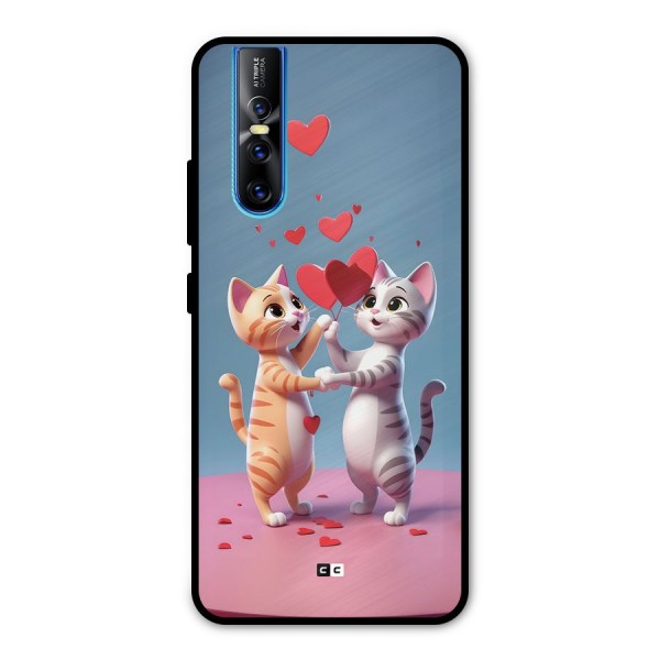 Exchanging Hearts Metal Back Case for Vivo V15 Pro