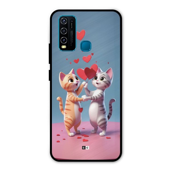 Exchanging Hearts Metal Back Case for Vivo Y50