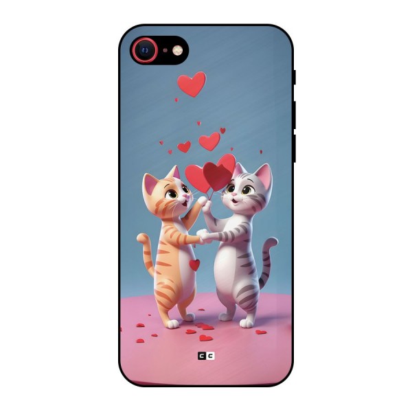 Exchanging Hearts Metal Back Case for iPhone SE 2020