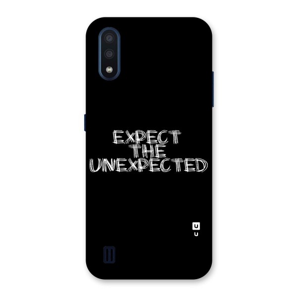 Expect The Unexpected Back Case for Galaxy M01