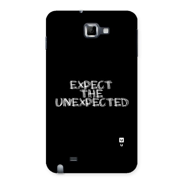 Expect The Unexpected Back Case for Galaxy Note