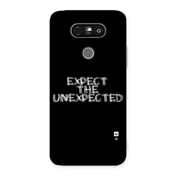 Expect The Unexpected Back Case for LG G5