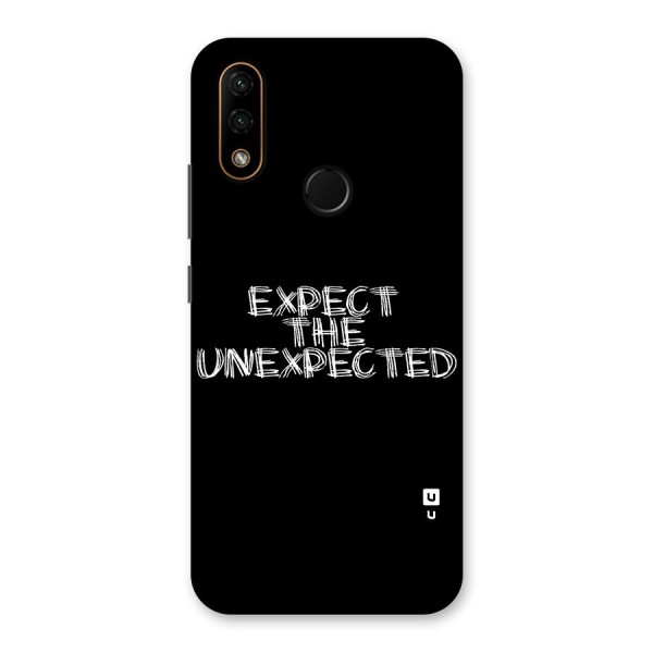 Expect The Unexpected Back Case for Lenovo A6 Note