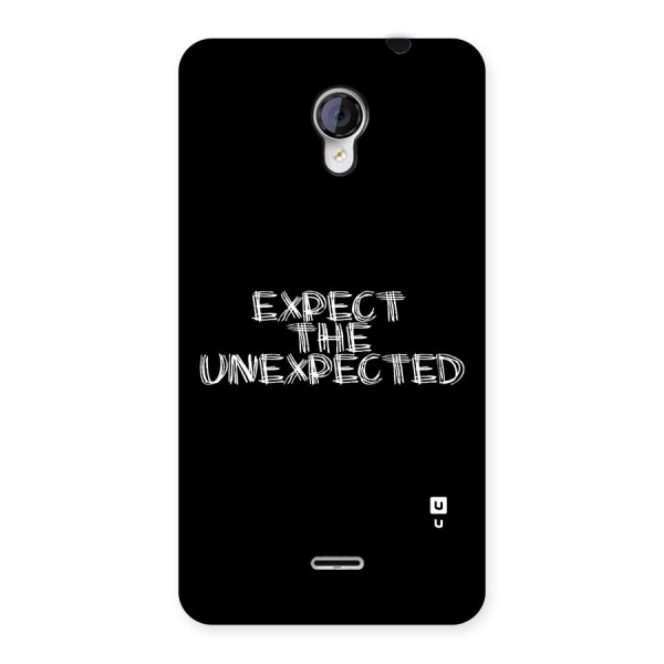 Expect The Unexpected Back Case for Micromax Unite 2 A106