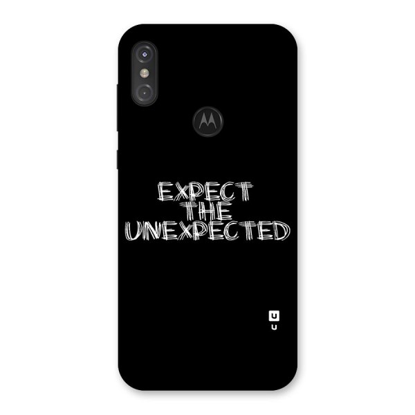 Expect The Unexpected Back Case for Motorola One Power