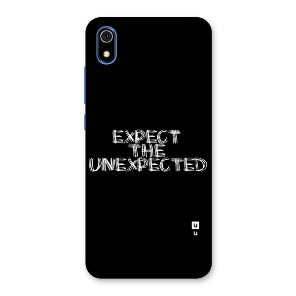 Expect The Unexpected Back Case for Redmi 7A