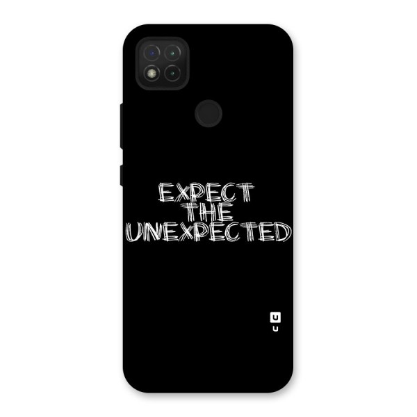 Expect The Unexpected Back Case for Redmi 9C