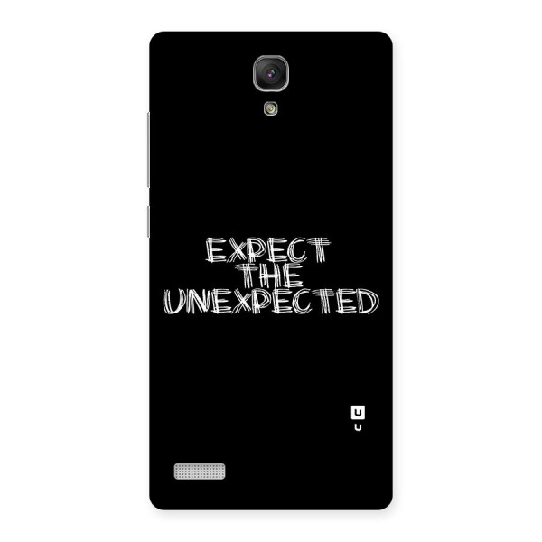 Expect The Unexpected Back Case for Redmi Note