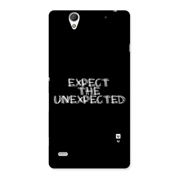 Expect The Unexpected Back Case for Sony Xperia C4