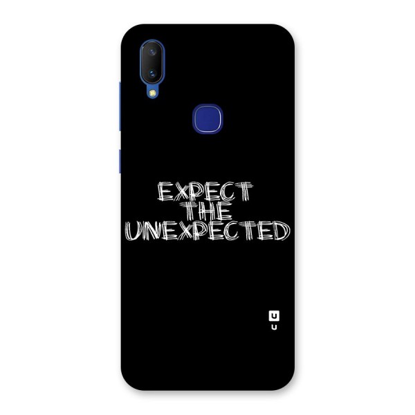 Expect The Unexpected Back Case for Vivo V11