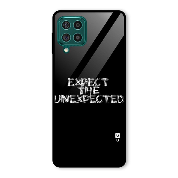 Expect The Unexpected Glass Back Case for Galaxy F62