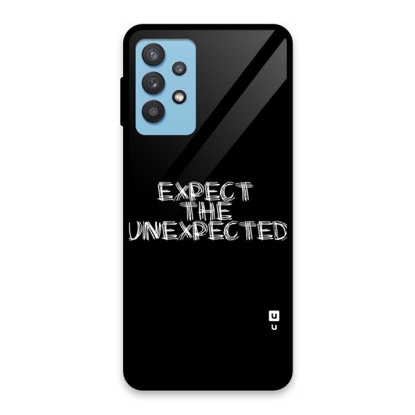 Expect The Unexpected Glass Back Case for Galaxy M32 5G