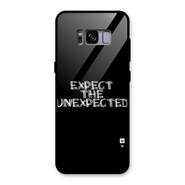 Expect The Unexpected Glass Back Case for Galaxy S8