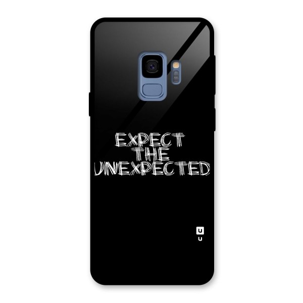 Expect The Unexpected Glass Back Case for Galaxy S9