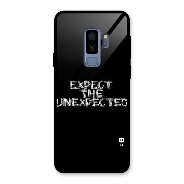 Expect The Unexpected Glass Back Case for Galaxy S9 Plus