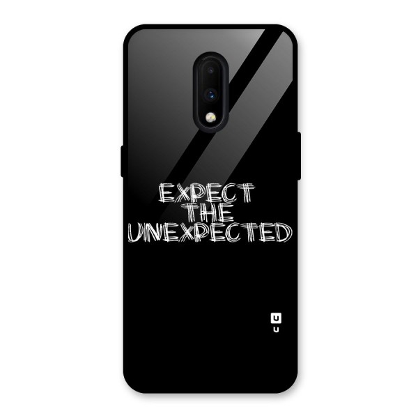 Expect The Unexpected Glass Back Case for OnePlus 7